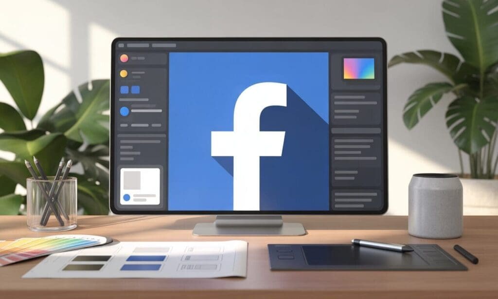Adapter le logo Facebook aux tendances UI actuelles conseils pour designers