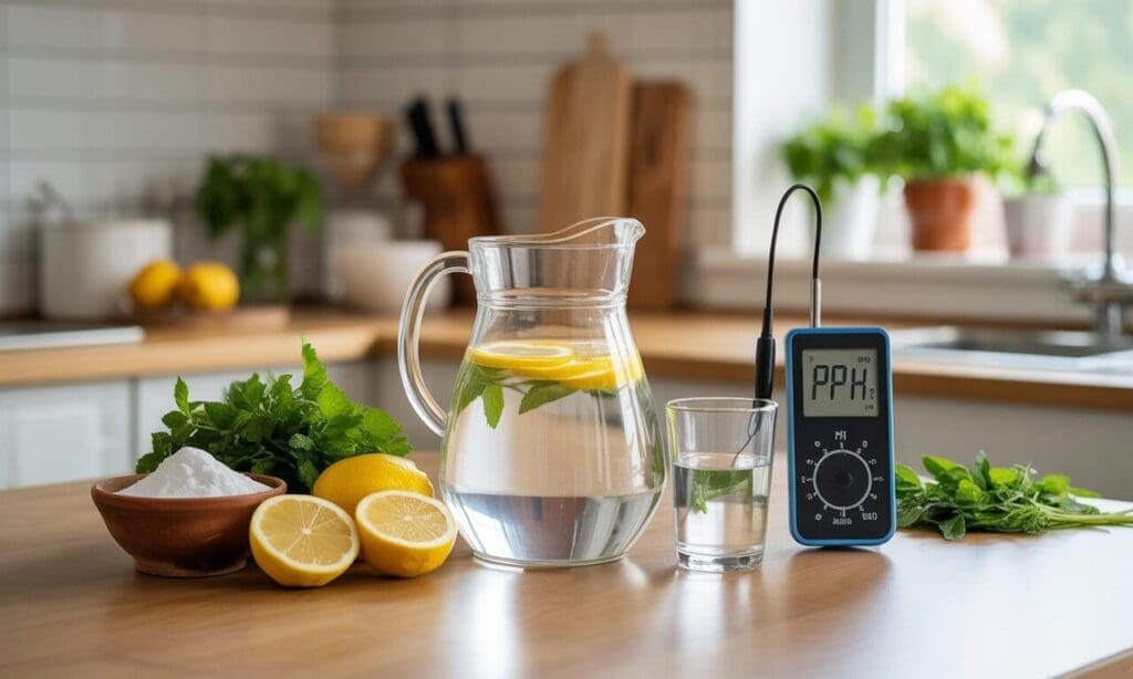 Alcaliniser l&rsquo;eau à la maison : recettes simples, entretien et tests de pH