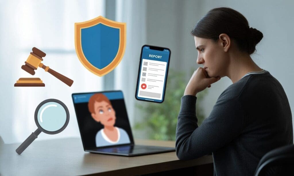 Alternatives et recours pour gérer une image volée sur Sharenude