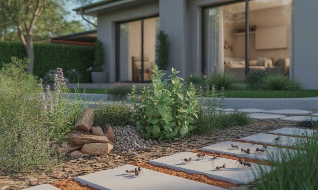 Aménager son jardin pour cohabiter avec les fourmis tout en prévenant les infestations à la maison
