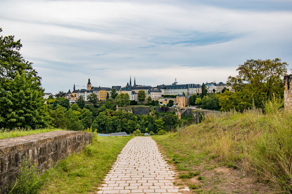 Promenade dans la ville de Luxembourg
