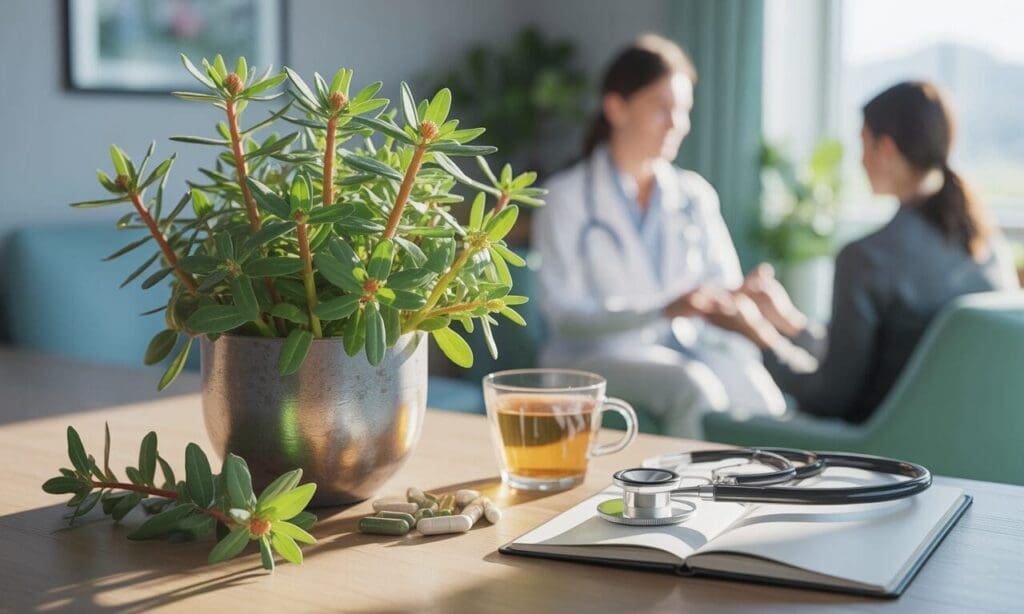 Bienfaits, contre‑indications et précautions médicales autour du pourpier