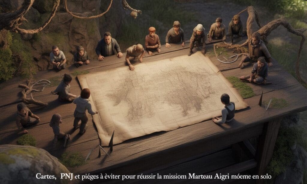 Cartes, PNJ et pièges à éviter pour réussir la mission Marteau Aigri même en solo