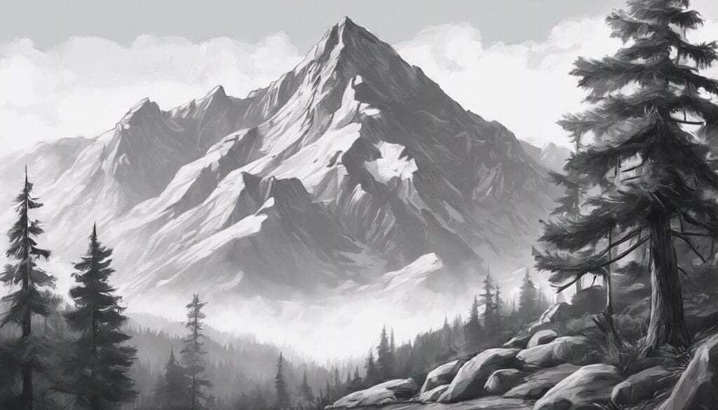 Comment dessiner facilement une montagne ?