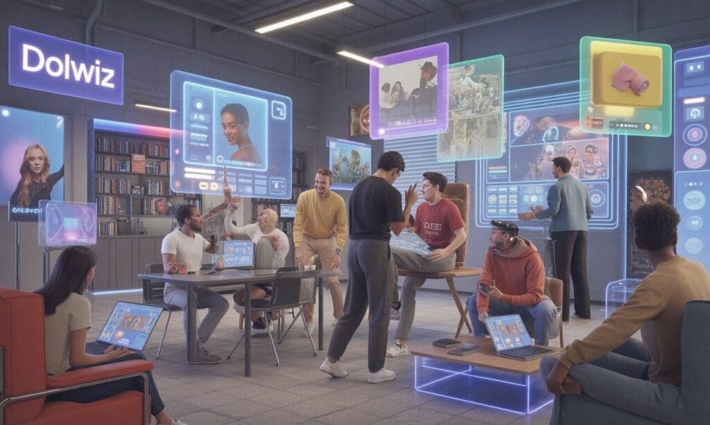 Communauté, présence sociale et opportunités pour créateurs sur Dolwiz en 2025