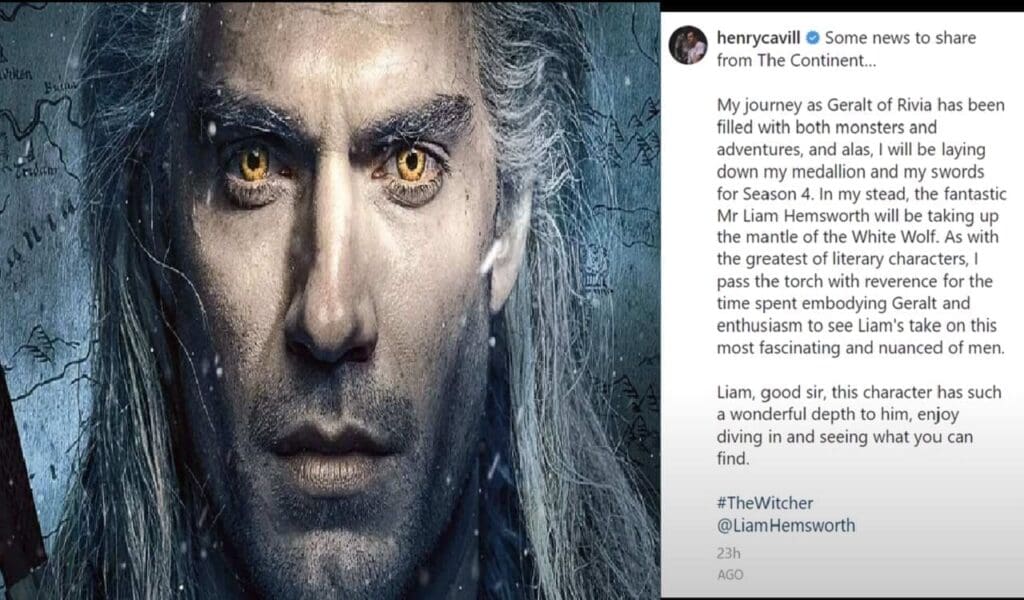 Netflix : Henry Cavill quitte The Witcher pour Superman
