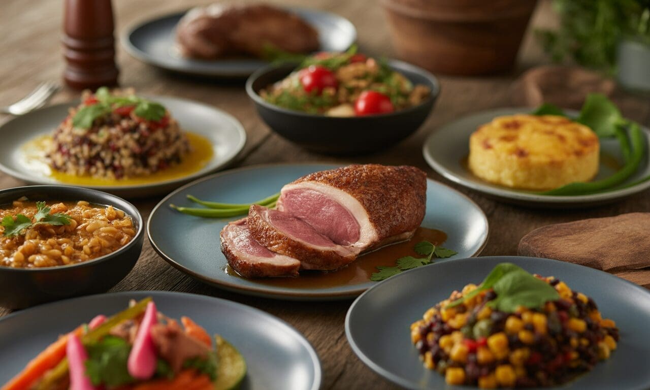 découvrez des accompagnements originaux pour le magret de canard, inspirés des saveurs du monde pour réveiller vos papilles.