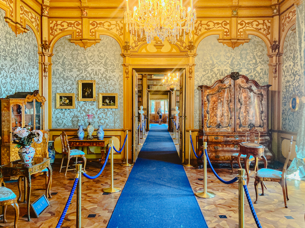 Château de Trieste à l'intérieur