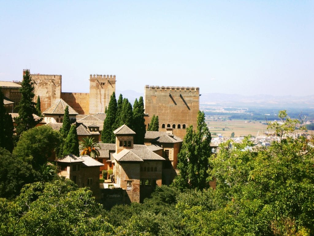 Murs de l'Alhambra à Grenade
