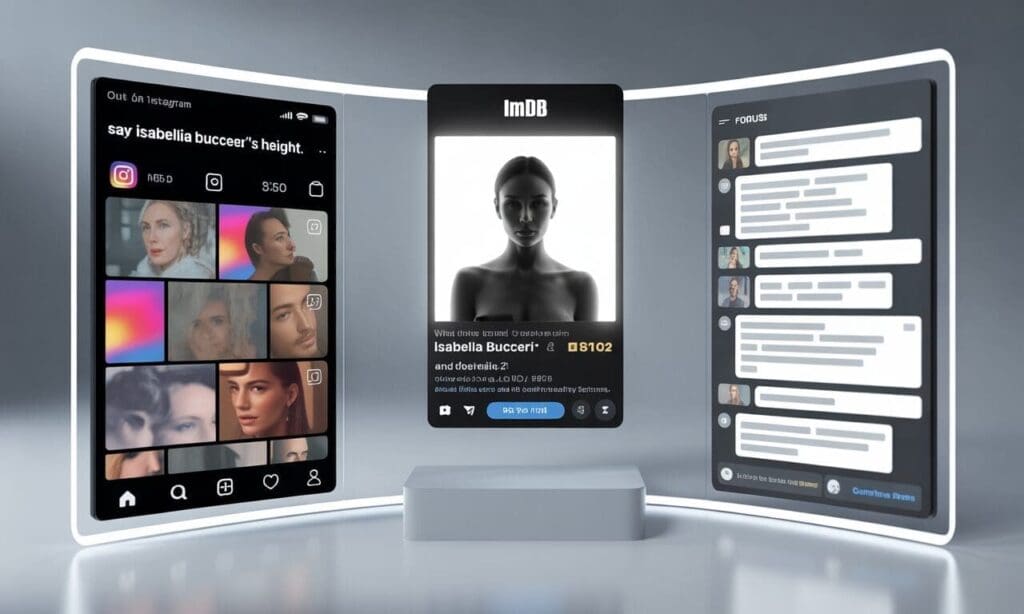 Que disent Instagram, IMDb et les forums sur la taille d&rsquo;Isabella Bucceri