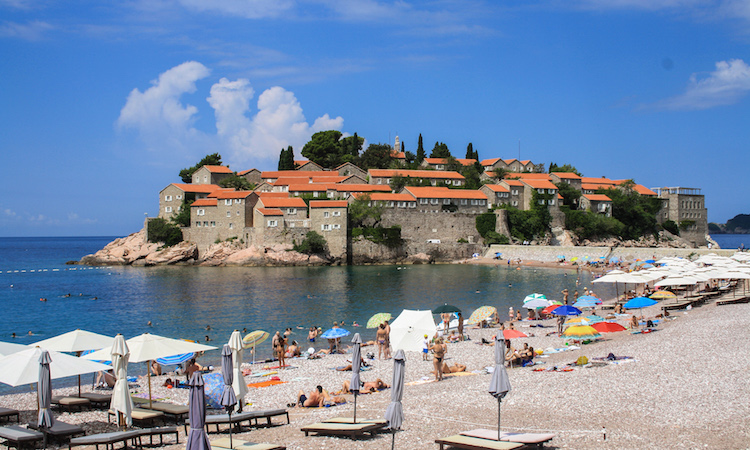 Sveti Stefan road trip au Monténégro