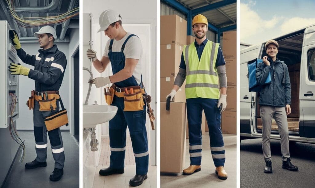 Trouver la paire Modyf idéale selon votre métier : électricien, plombier, manutentionnaire, livreur