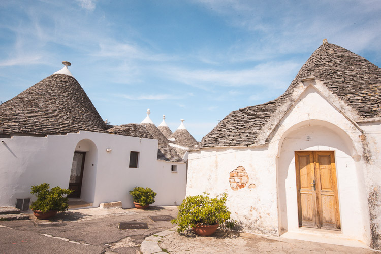 Trullo dans les rues des Pouilles