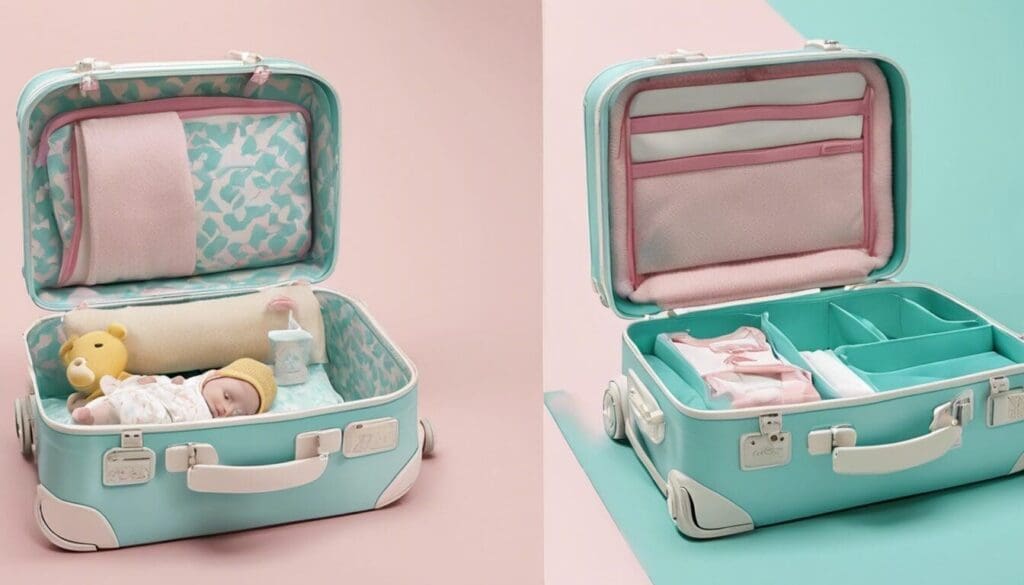 Vous cherchez une valise bébé pratique avec des roulettes ?