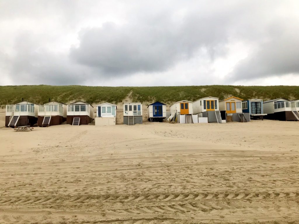 Maisons de plage à Wijk aan Zee