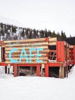 activité laponie ski café déjeuner tipi