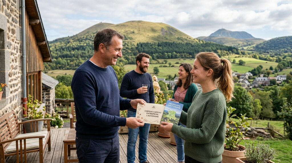 Chèque cadeau entreprise : offrir l&rsquo;Auvergne à ses équipes