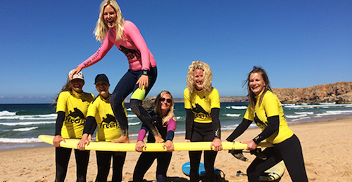 chicksonwaves surfcamp yoga vacances portugal