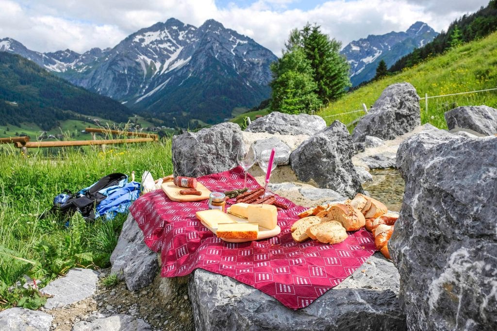 nourriture à Kleinwalsertal autriche
