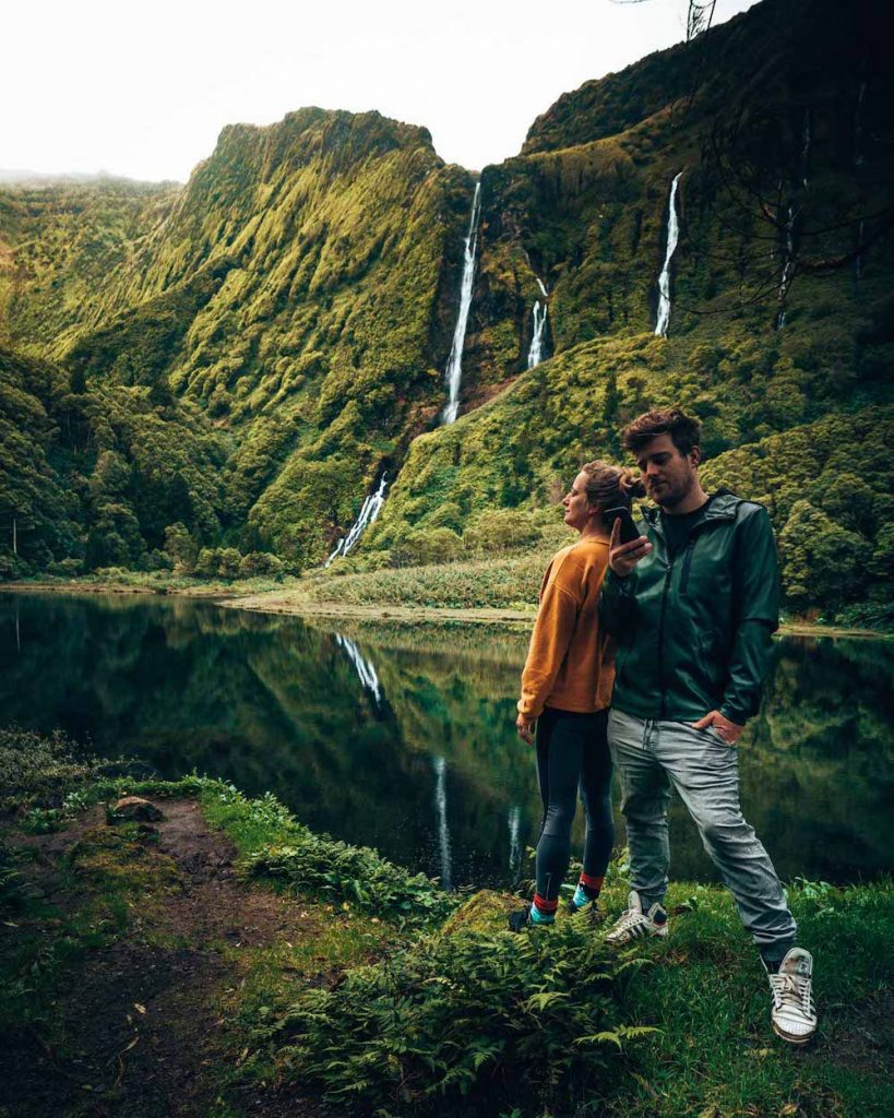 flores açores cascades