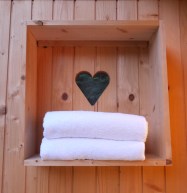 glamping shower lake bled