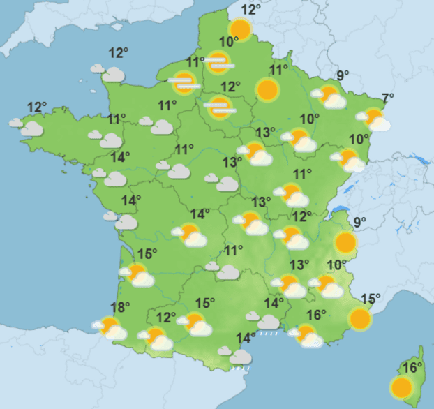 consultez les prévisions météo détaillées pour les 10 prochains jours à cournon-d'auvergne. températures, précipitations et conditions météorologiques actualisées.