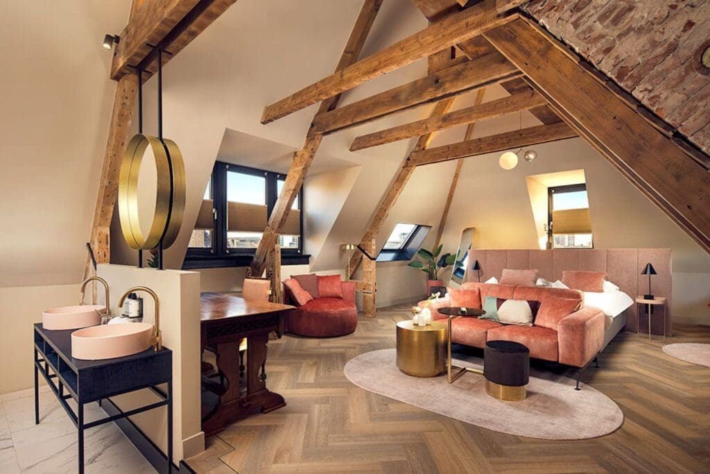 Vous voulez vraiment dormir dans cet hôtel rose à Utrecht : The Anthony