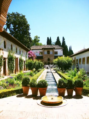 Jardins de l'Alhambra à Grenade